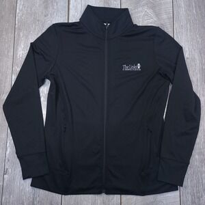 FootJoy Golf Jacket Womens Medium Black Full Zip The Links Greenfield Plantation